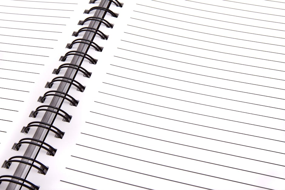 Notebook with English pronunciation study notes